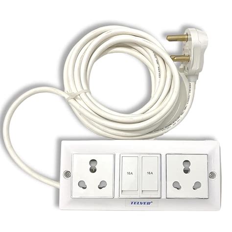 Buy Telver Extension Board with Individual 16 Amp Switch 16 Amp Socket ...