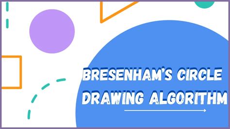 +Bresenham S Circle Drawing Algorithm in Computer Graphics Derivation 的图像结果