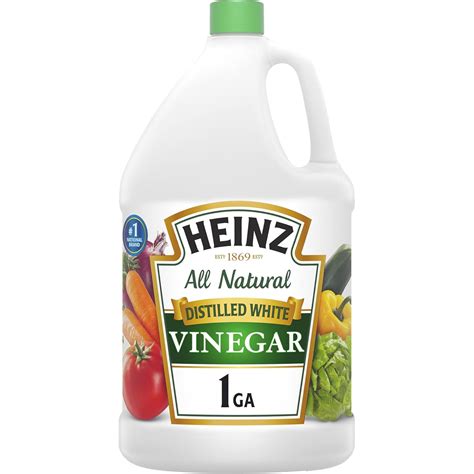 Amazon.com : Heinz All Natural Distilled White Vinegar with 5% Acidity ...