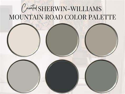 Sherwin-williams Mountain Road Color Palette, Mountain House, Neutral ...