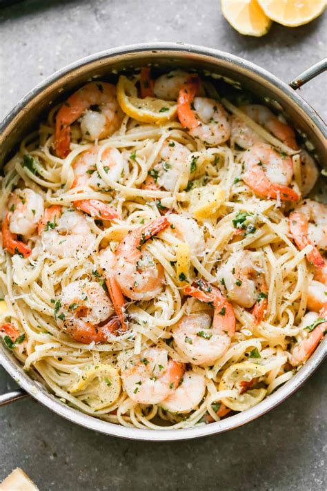 Shrimp Scampi With Linguini