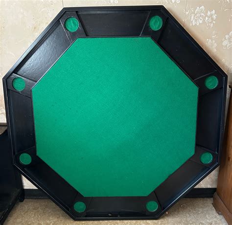 8-player Octagon Foldable Poker Table #154301 | Auctionninja.com