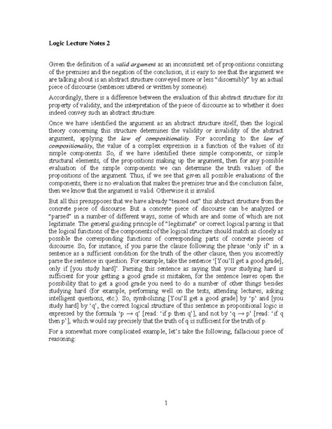 Image result for Logic Lecture Note in AAU