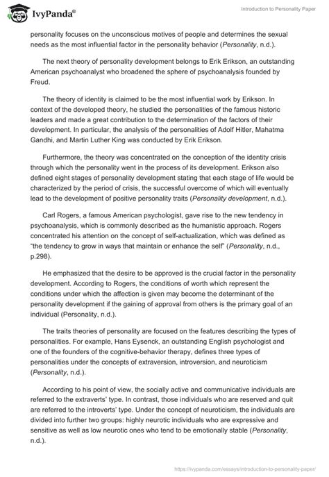 Personality Introduction 的图像结果