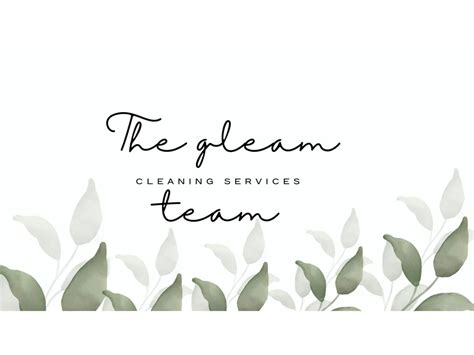 “The Gleam Team Cleaning and Acut Above Painting Services Ltd.”