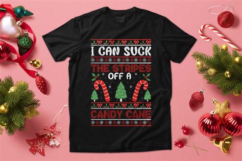 Christmas Candy Cane Svg T-shirt Design Graphic by Unique T-shirt ...