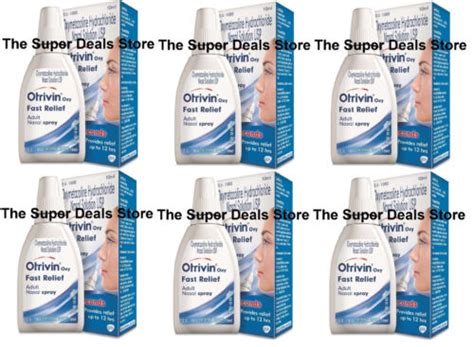 12Packs X Otrivin Adult Nasal Spray Clears Blocked India | Ubuy