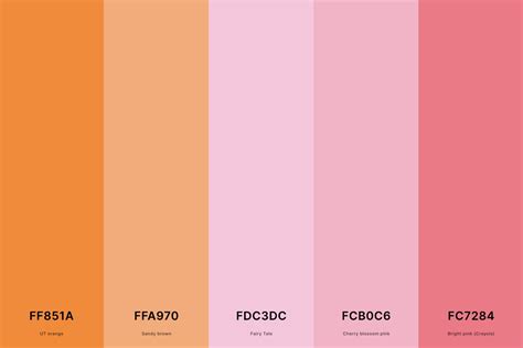 25 best orange color palettes with names and hex codes – Artofit