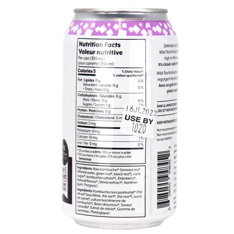 Wild Tea Kombucha Low Sugar Cola Elderberry at Natura Market