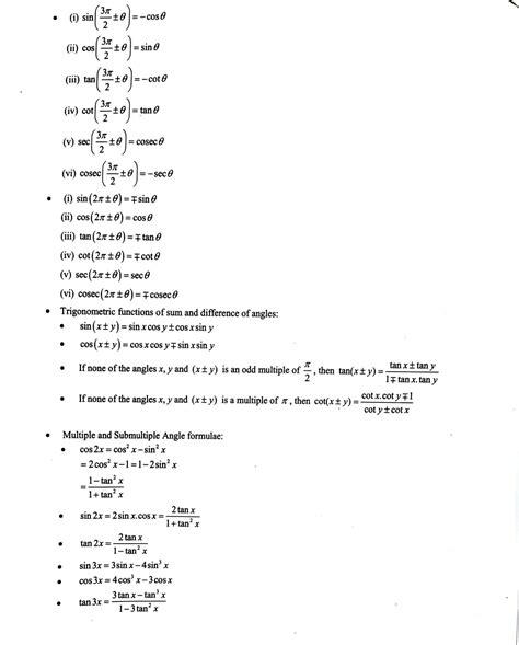 Trigonometric Functions Class 11 Formulas 的图像结果