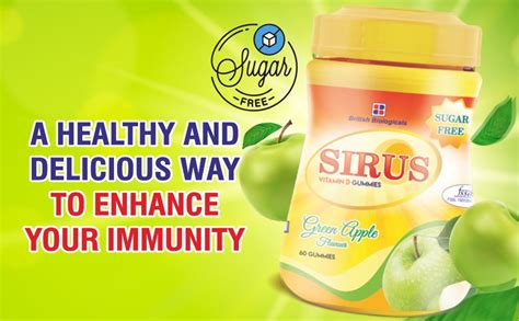 BRITISH BIOLOGICALS | Sirus Vitamin D3 Gummies | Supports Immune System ...