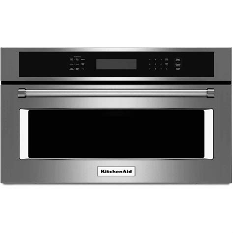 KitchenAid KMBP100ESS 30" Built-In Microwave Oven w/ Convection Cooking ...