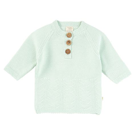Knitted Hoodie - Baby Blue | Made with Organic Cotton | Tiny Twig ...
