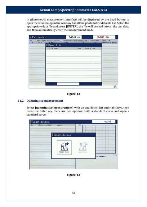 Xenon Lamp Spectrophotometer LXLS-A13 Operating Manual | Labtron