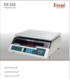 ONETRACK Essae DS252 Digital weighing Scale Balance Scale Price in ...
