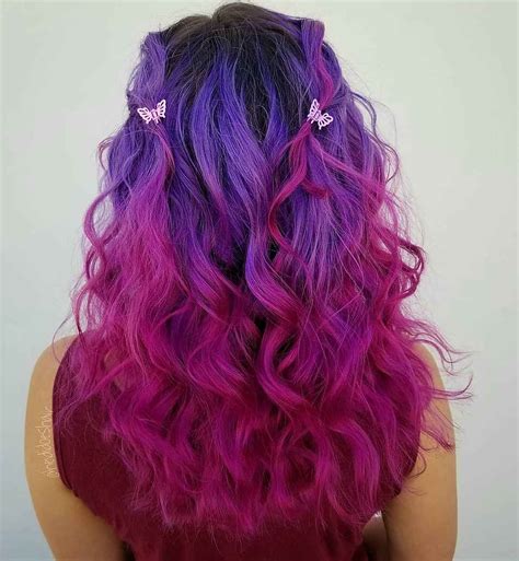 23 Hottest Red Purple Hair Colors (Balayage, Ombres and Highlights ...