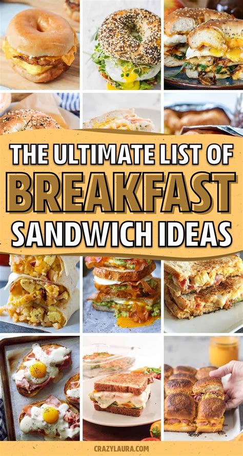 32+ Best Breakfast Sandwich Recipes For Busy Mornings - Ultimate List