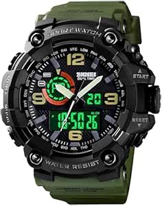 Men's Watches Multi Function Military S-Shock Sports Watch LED Digital ...