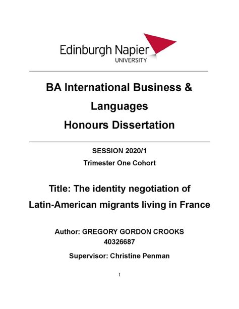 I am happy to announce that I finally submitted my Honours Dissertation ...