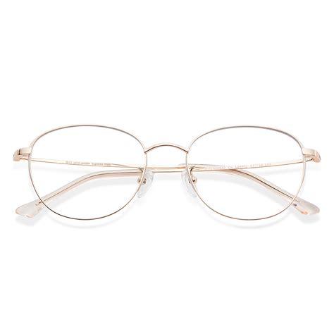 Buy Gold White Gold Transparent Full Rim Round John Jacobs SG ...