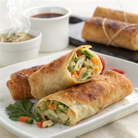 Tofu and Vegetable Egg Rolls Recipe