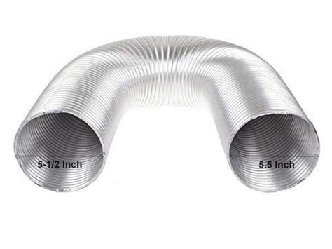PARDZWORLD Chimney Exhaust Pipe 5.5 Inch (5 1/2 Inch) Expandable Up to ...