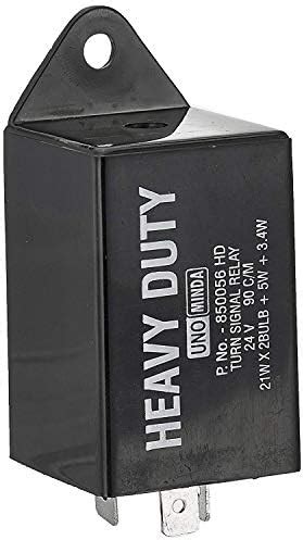 Uno Minda 850056HD Electronic Flasher with Buzzer - 24V/ 180W ...