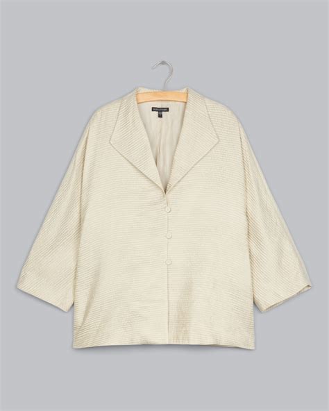 Silk Channels Jacket – Eileen Fisher Renew