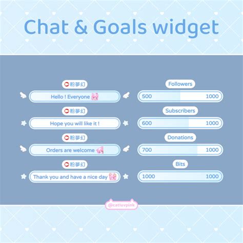 【配信】Wings stars - Chat and Goals Widget for Stream | Twitch/Facebook ...