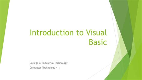 Visual Basic Introduction 的图像结果