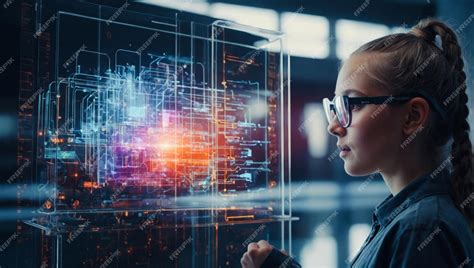 Artificial Intelligence and imagine how it works with icons of people ...