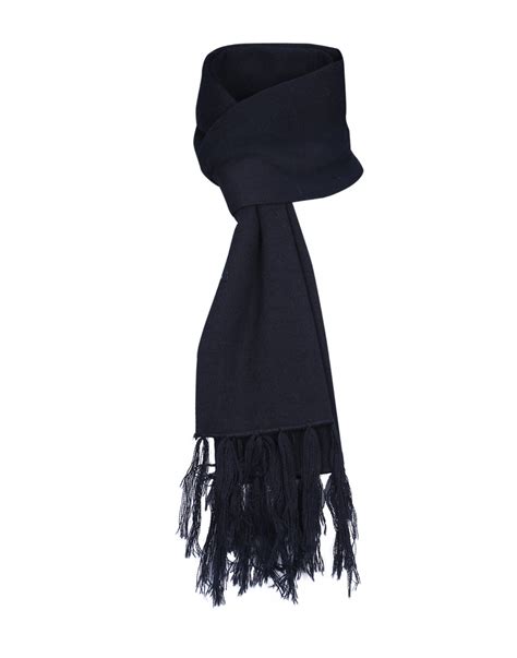 Shop Purewool Plain Muffler Black at Woollen Wear