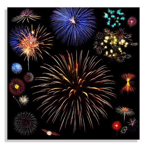 Canvas Wall Art Painting Colorful Fireworks UnFramed Decor for Home ...