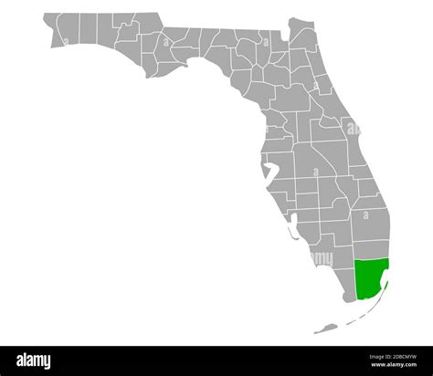 Dade county map hi-res stock photography and images - Alamy