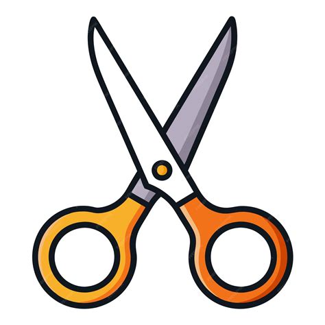 Pair of scissors clip art and Vector Design With a White Background ...