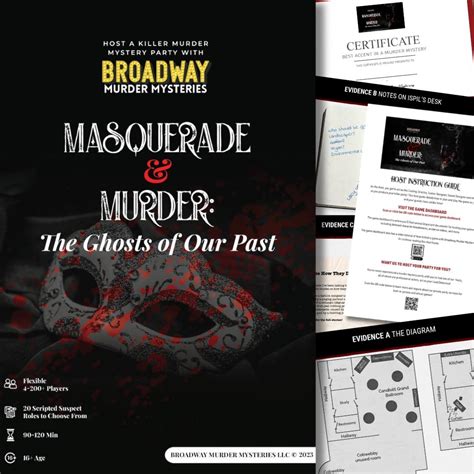 Broadway Murder Mysteries Masquerade and Murder: Ghosts of Our Past ...