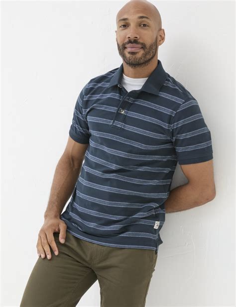 Men’s Striped Polo Shirts at M&S
