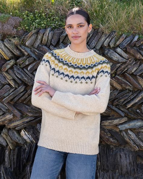 Womens Fair Isle Sweater