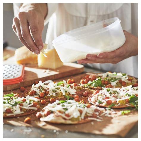 UPPFYLLD grater with container, set of 4, mixed colours - IKEA