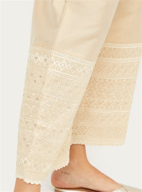 Buy Women Embroidered Hem Palazzos Online at just Rs. 599.0 ...