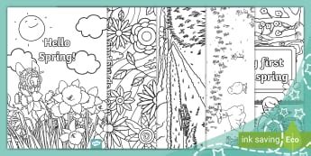 Printable Mindfulness Colouring Sheets for Home - Twinkl