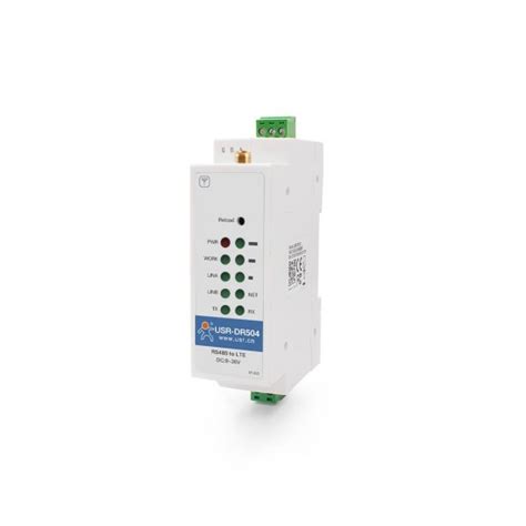 Buy USR-DR504 DIN-Rail RS485 to 4G LTE Cat 4 Modem - Antenna Included ...