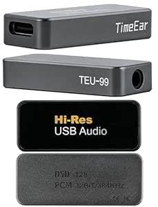 TimeEar High-Performance USB-C DAC Mini Portable Decoding Headphone ...