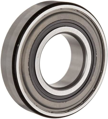 Timken 303PP Ball Bearing, Double Sealed, No Snap Ring, Metric, 17 mm ...