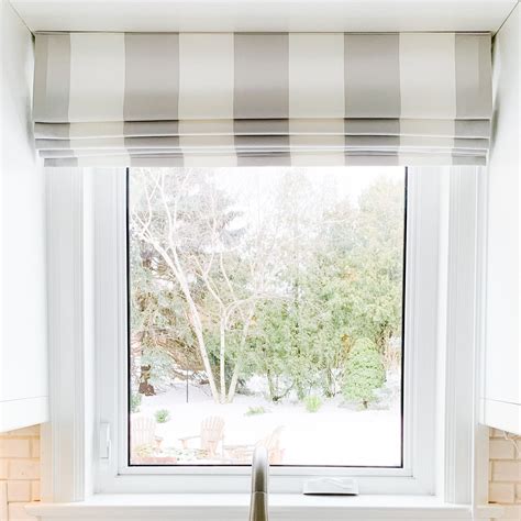 Geyer Stripe Roman Shades | Q Design