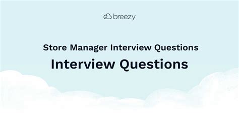 Retail Store Manager Interview Questions 的图像结果