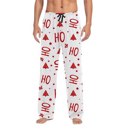 ASFGIMUJ Mens Christmas Pajama Pants Sleepwear Lounge Pajama Bottoms ...