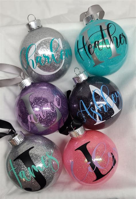 Christmas Ornaments/personalized Christmas Ornaments/name Ornaments/ Kids Ornaments/christmas ...