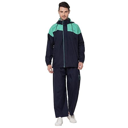 Buy ZEEL Mens Raincoat with Hood | Water Fighter-Rain Coat for Men ...