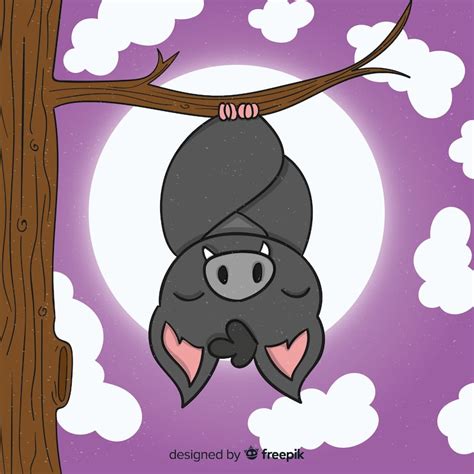 Sleeping bat cartoon Images - Free Download on Freepik